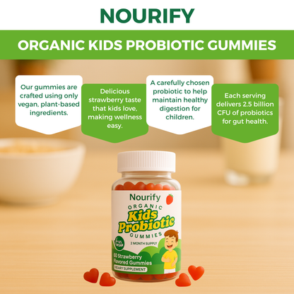 Nourify - Organic Kids Probiotic Gummies