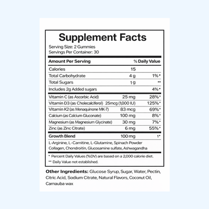 Nourify Heightener Gummies