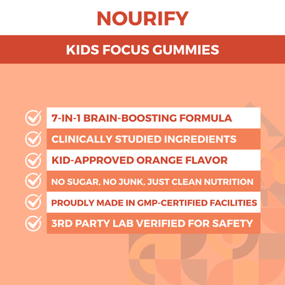 Nourify - Gomitas para la concentración infantil
