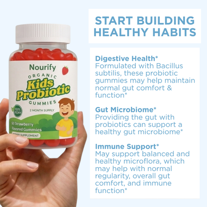 Nourify - Organic Kids Probiotic Gummies