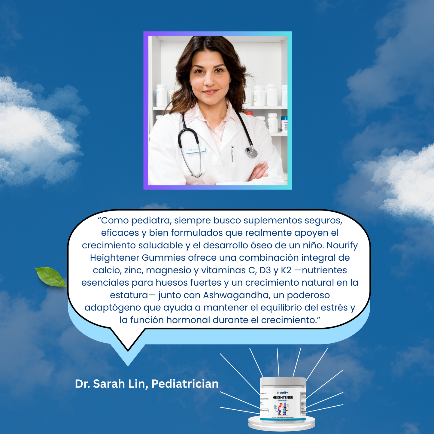 Nourify Heightener Gummies (ESP)